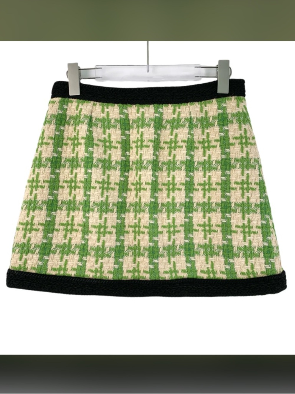 GUCCI TWEED MINI SKIRT - Picture 2 of 7